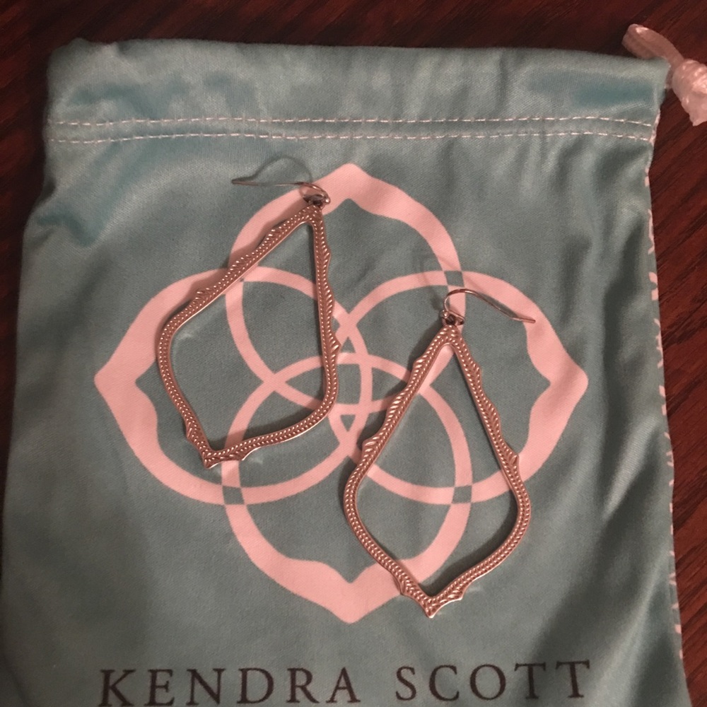 Kendra Scott silver Sophee earrings